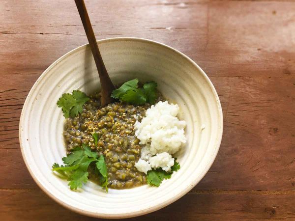 Mungbohnen mit Kokosflocken - learn. cook. eat.