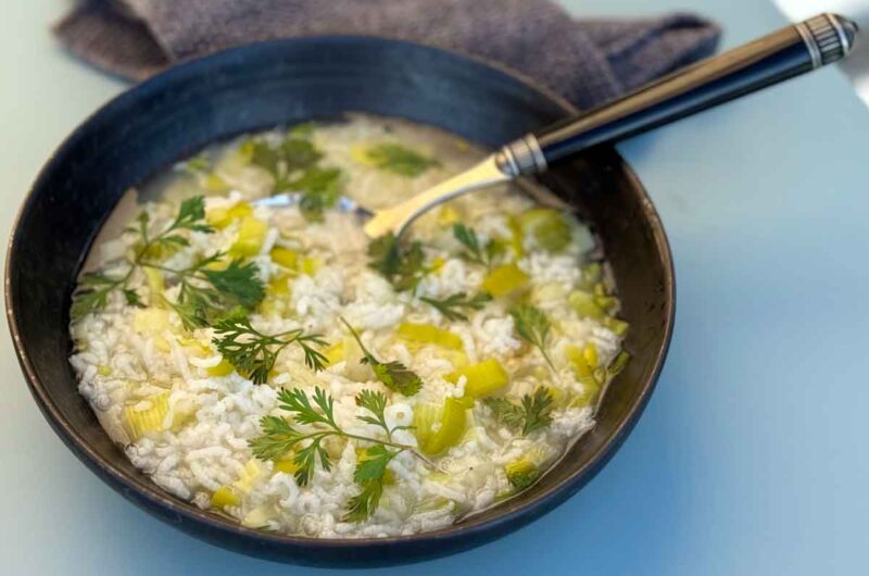 Lauch-Reis-Fastensuppe